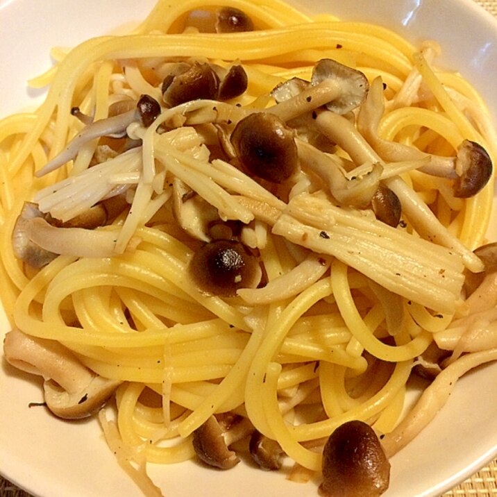 きのこのパスタ